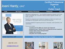Tablet Screenshot of joanihardy.com